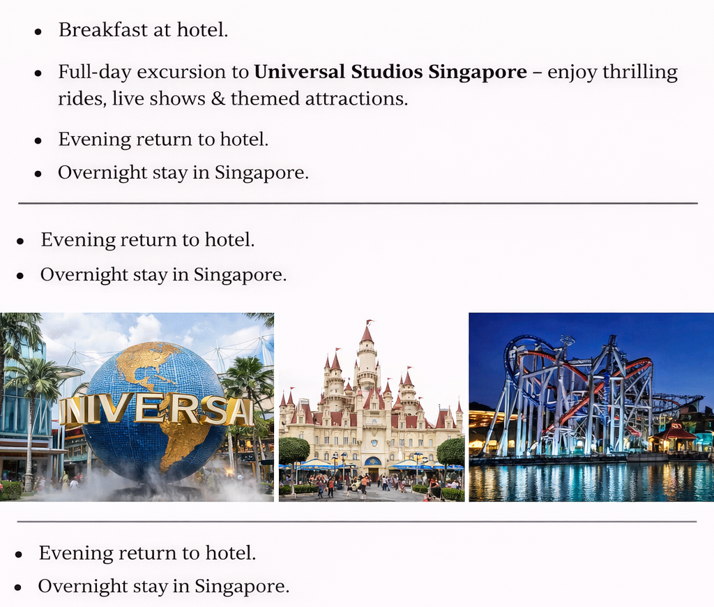 Full Day Universal Studios Singapore